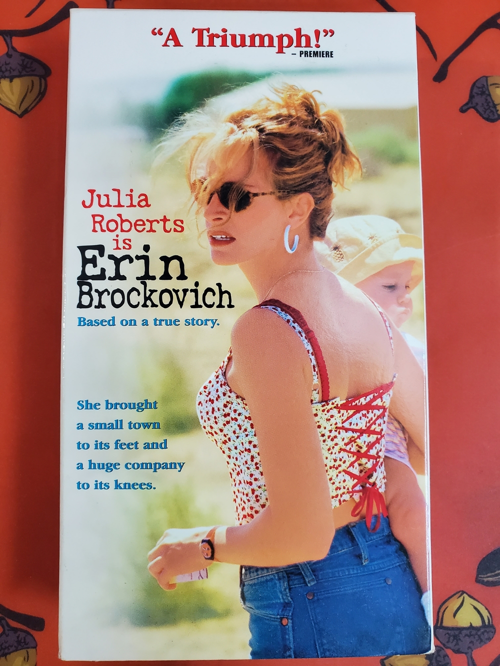 Erin Brockovich (Julia Roberts) - White DVD Cover